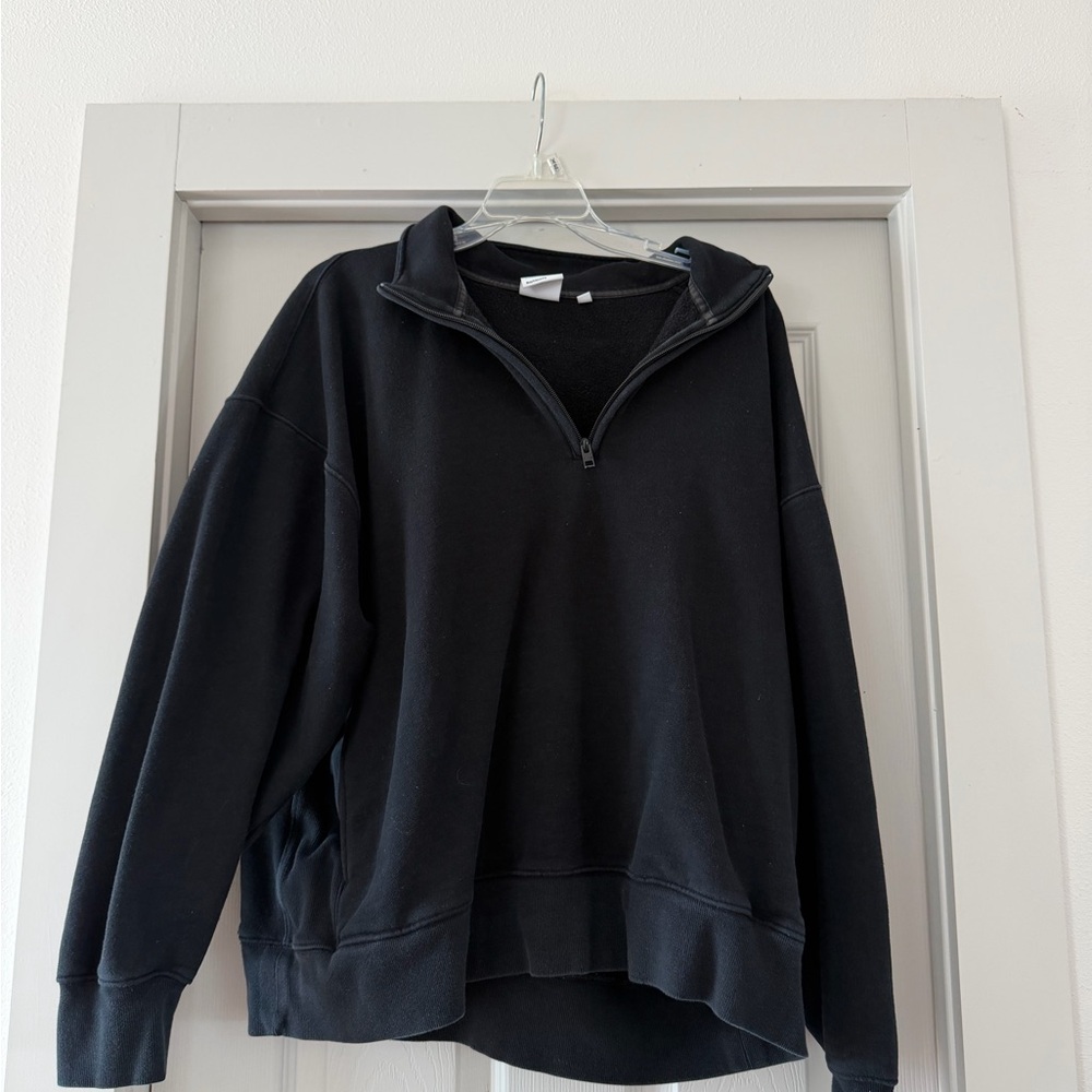 TNA Black quarter zip Sweater